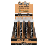 SOUR DIESEL<br> ICE HASH + EXOTIC KIEF INFUSED PRE-ROLL 1.5G TUBE