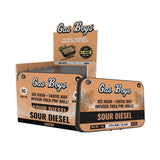 SOUR DIESEL<br> ICE HASH + EXOTIC KIEF INFUSED PRE-ROLLS 5G TIN