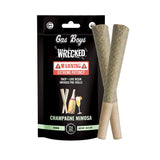 CHAMPAGNE MIMOSA THCP + LIVE RESIN INFUSED PRE-ROLLS 1G X 2 (WRECKED EDITION)