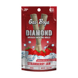 STRAWBERRY JAM DIAMOND INFUSED THCA PRE-ROLLS 1.5G X 2 PER POUCH